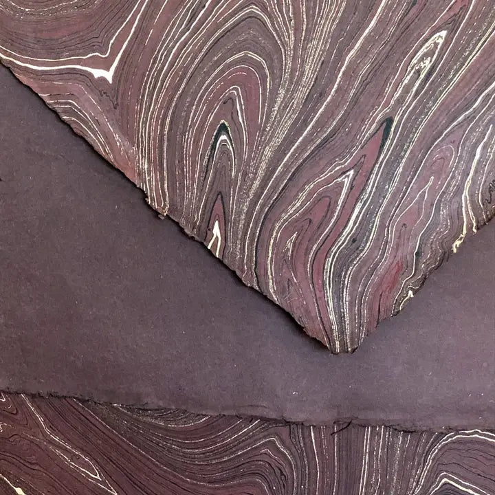 Plum Marble Sheet #177