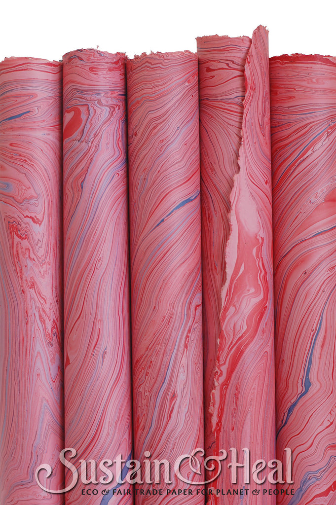 Hot Pink Marble Sheet #137