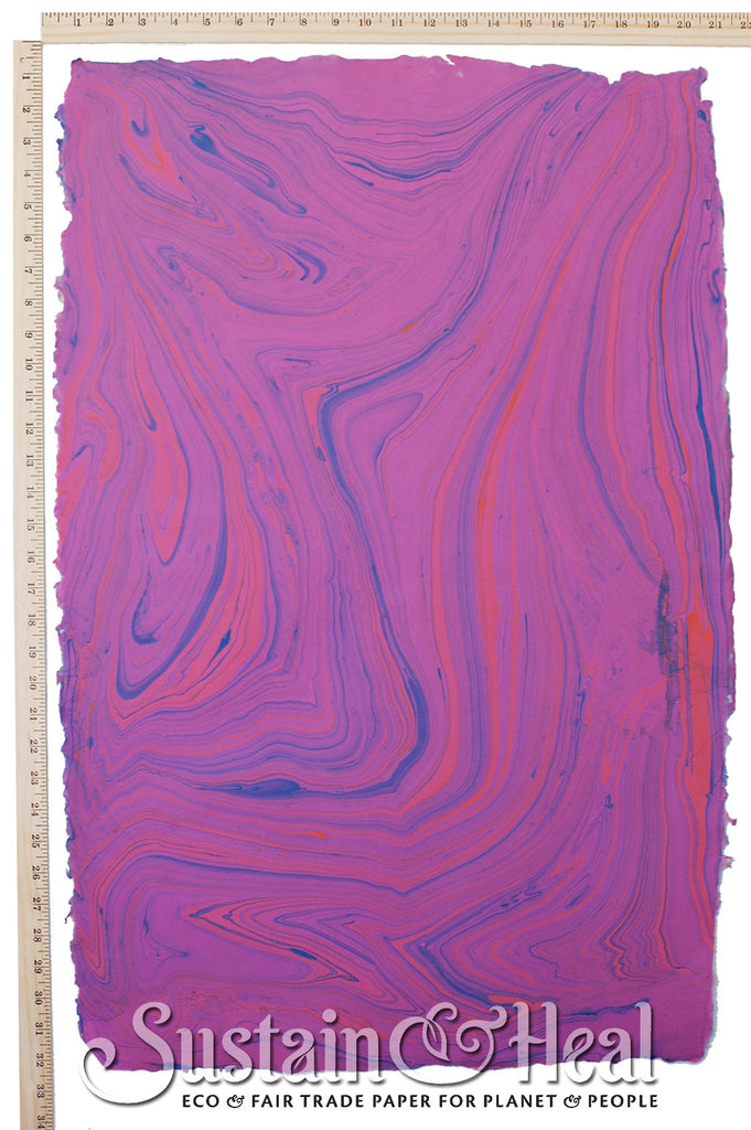 Fuschia Marble Sheet #144