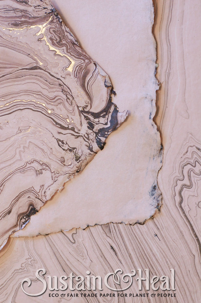 Dusty Pink Marble Sheet #147