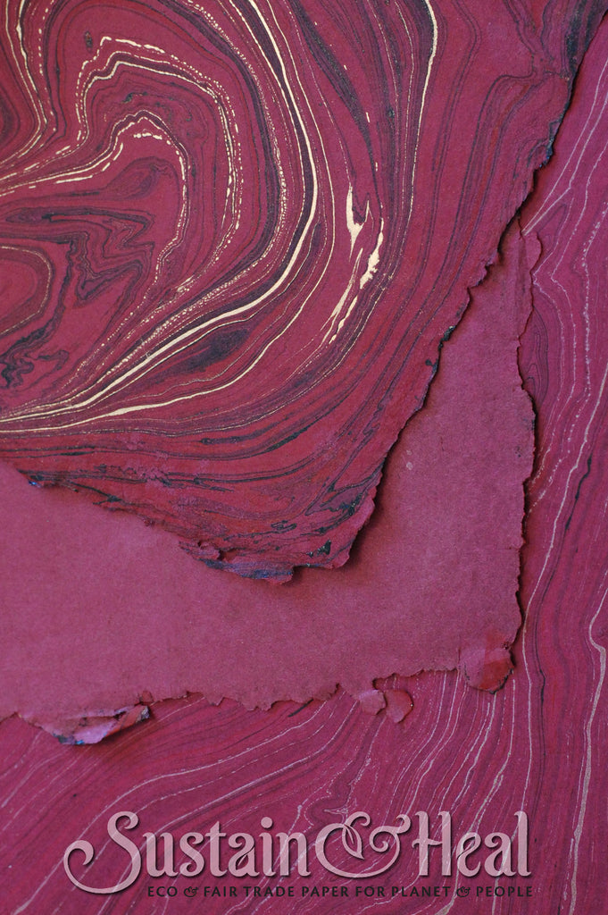Burgundy Marble Sheet #151