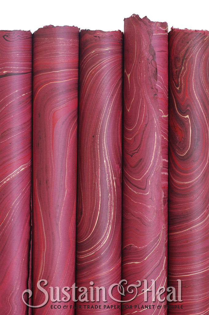 Burgundy Marble Sheet #151