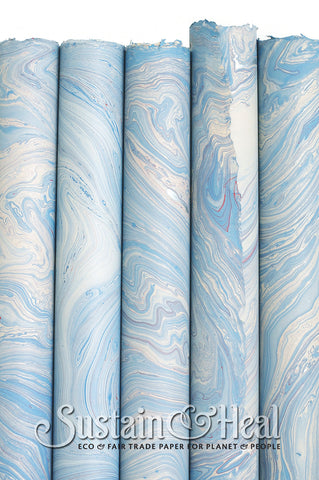 Teal Marble Sheet #01