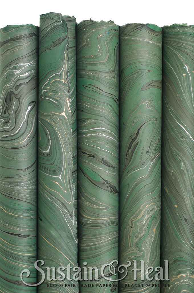Dark Green Marble Sheet #175