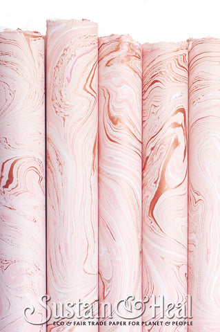 Pink and Gray Marble Sheet #23