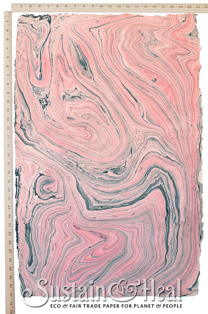 Pink and Gray Marble Sheet #23