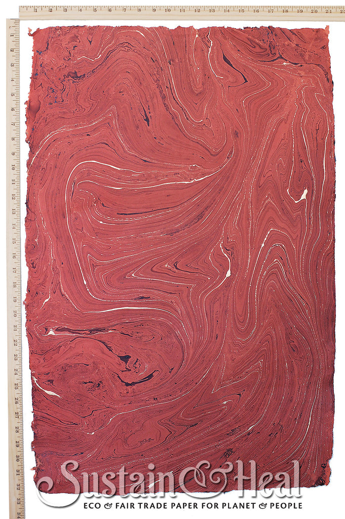 Brick Red Marble Sheet #24