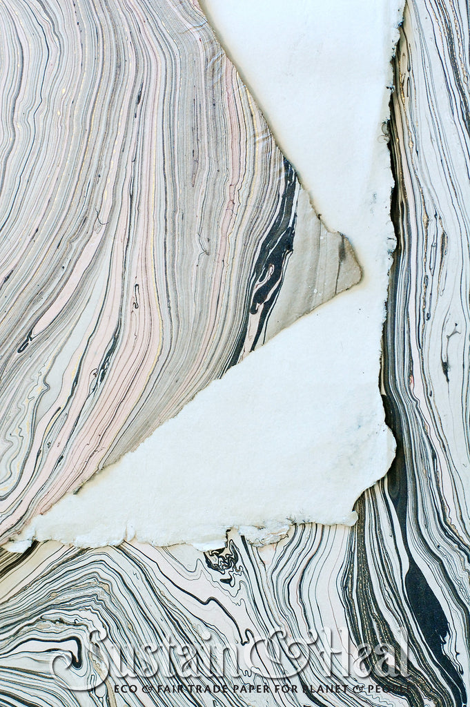 Gray and Pink Marble Sheet #26