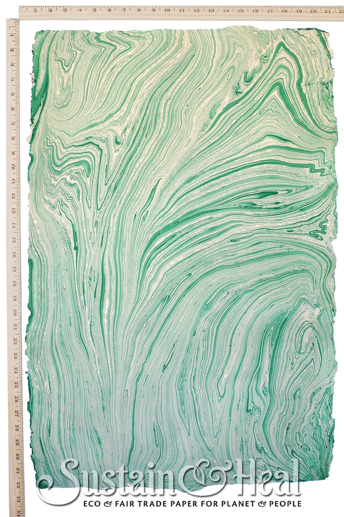 Mint Green Marble Sheet #36