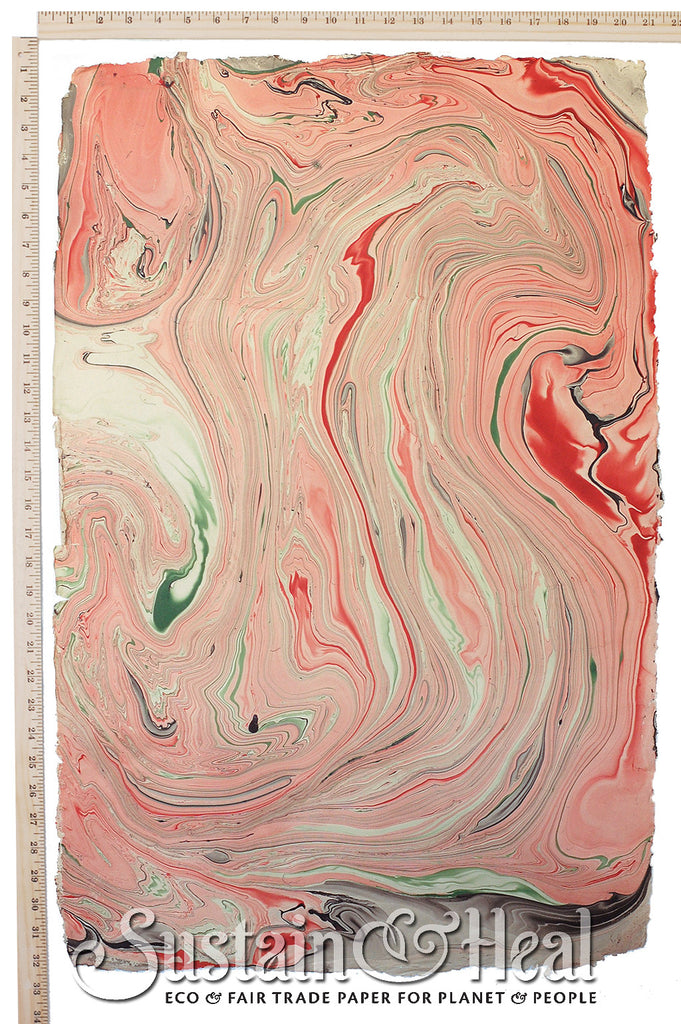 Pink and Green Marble Sheet #38