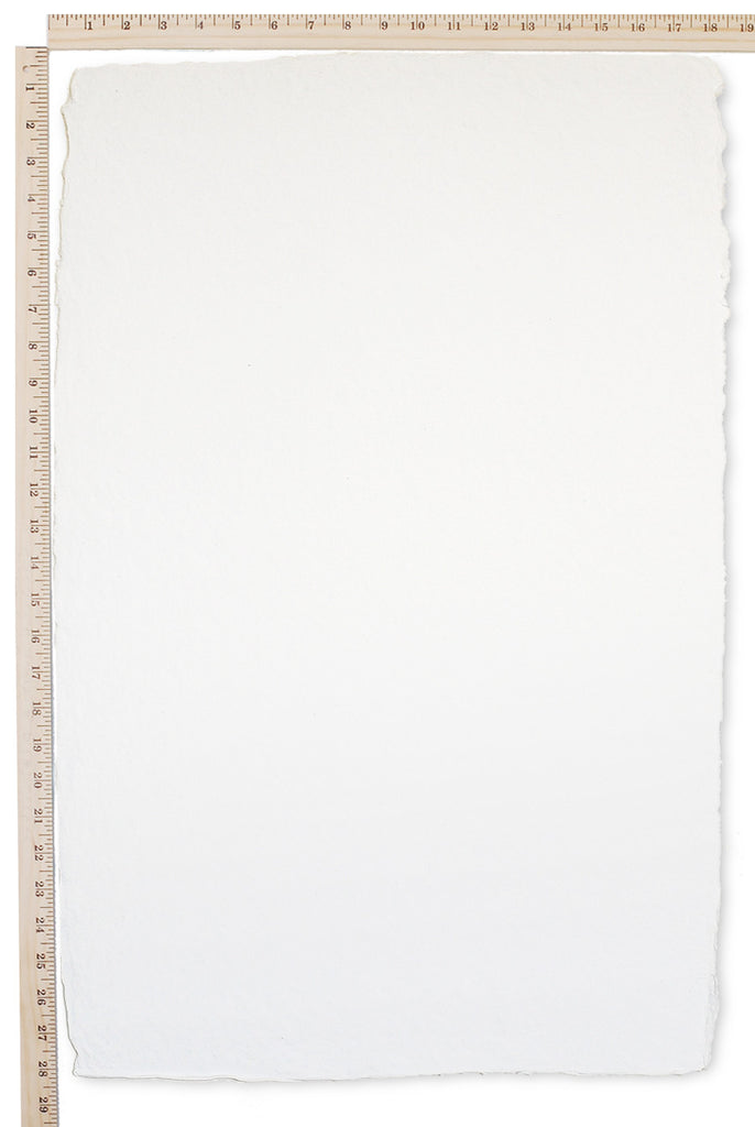 White Cotton Letterpress Sheet