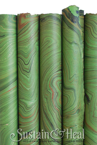 Green and Red Marble Sheet #137