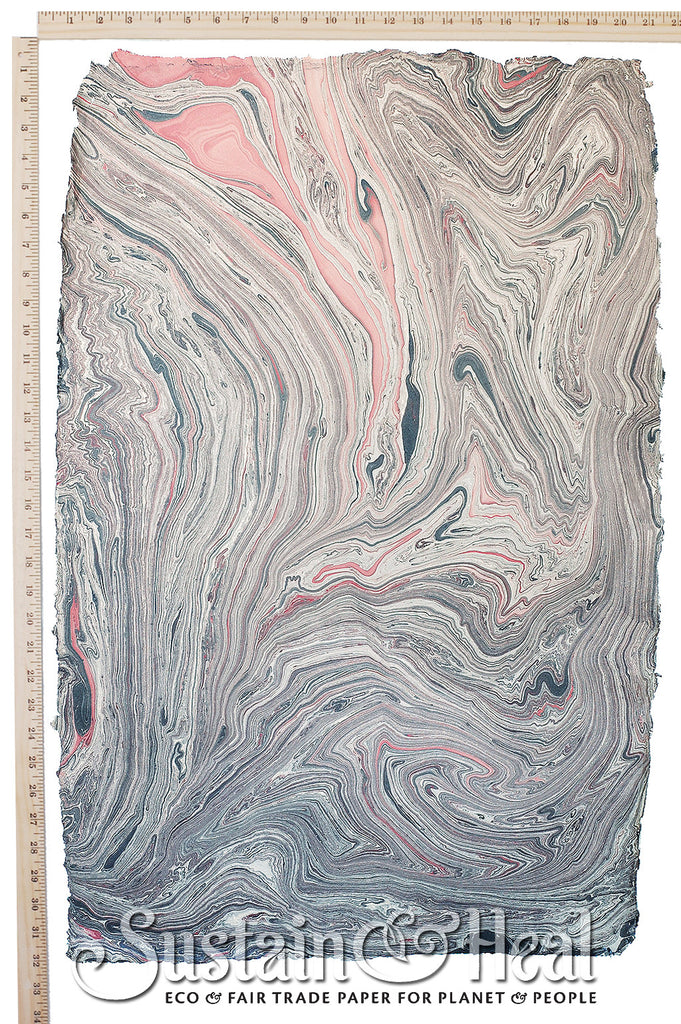 Gray and Pink Marble Sheet #26