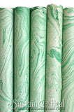 Mint Green Marble Sheet #36