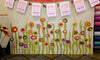 Flat Flower Garden Mural