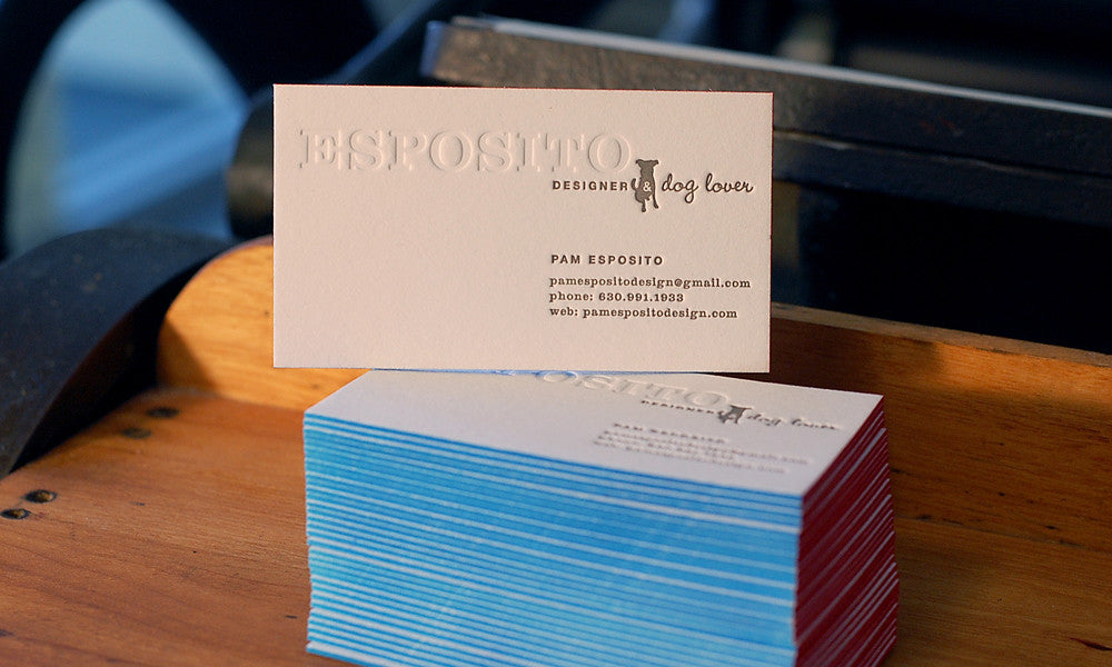 Esposito Inkless Impression Business Card
